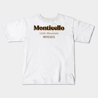 Monticello Little Mountain Kids T-Shirt